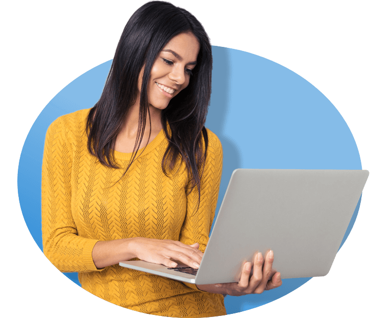 Person utilizing Zultys' all-in-one platform