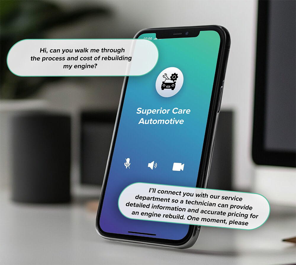When AI Receptionist doesn’t have the information to answer the question, it will transfer the call to a department that can assist them.